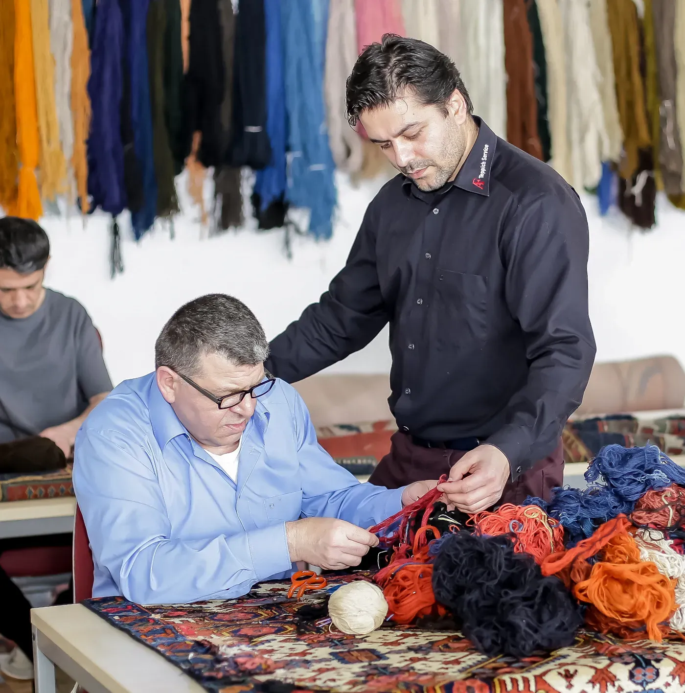 Professionelle Teppichwäsche in der Manufaktur der A&F Orient-Teppichservice GmbH